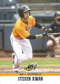 2021 Choice Akron RubberDucks #24 Steven Kwan Front