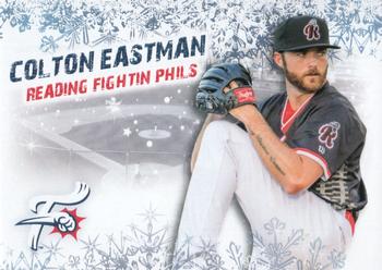 2021 Reading Fightin Phils Holiday Set #11 Colton Eastman Front