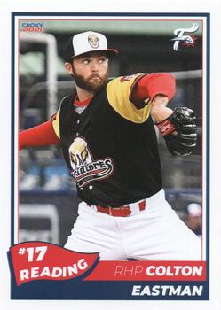 2021 Choice Reading Fightin Phils Update #10 Colton Eastman Front