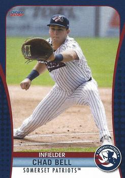 2022 Choice Somerset Patriots #3 Chad Bell Front