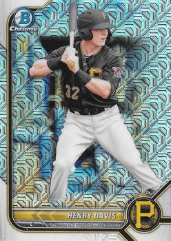 2022 Bowman - Chrome Prospects Mojo Refractor #BCP-148 Henry Davis Front