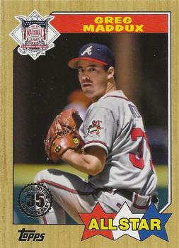 2022 Topps - 1987 Topps Baseball 35th Anniversary All-Stars #87AS-16 Greg Maddux Front