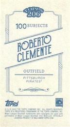 2022 Topps 206 - Wood Paper Stock #NNO Roberto Clemente Back