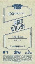 2022 Topps 206 - Wood Paper Stock #NNO Jared Walsh Back