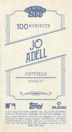 2022 Topps 206 - Wood Paper Stock #NNO Jo Adell Back