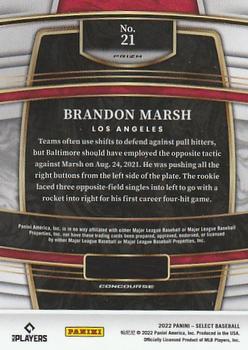 2022 Panini Select - Scope #21 Brandon Marsh Back