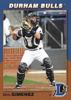 2013 Choice Durham Bulls #8 Chris Gimenez Front