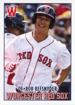 2022 Choice Worcester Red Sox #30 Rob Refsnyder Front