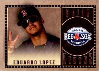 2022 Choice Salem Red Sox #16 Eduardo Lopez Front