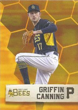 2019 Choice Salt Lake Bees #06 Griffin Canning Front