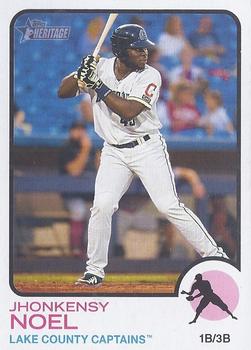 2022 Topps Heritage Minor League #25 Jhonkensy Noel Front