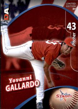 2009 DAV Minor League #89 Yovanni Gallardo Front