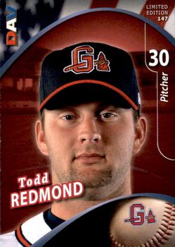 2009 DAV Minor League #147 Todd Redmond Front