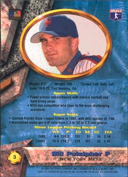 1994 Bowman's Best #3 Bill Pulsipher Back