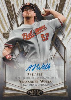 2022 Topps Tier One - Break Out Autographs #BOA-AW Alexander Wells Front