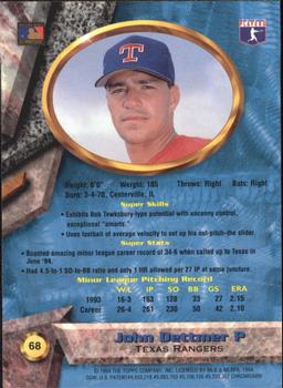 1994 Bowman's Best - Refractors #68 John Dettmer Back