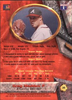 1994 Bowman's Best - Refractors #36 Greg Maddux Back