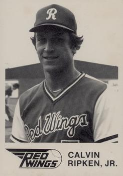 1981 WTF Rochester Red Wings #1 Calvin Ripken Jr. Front