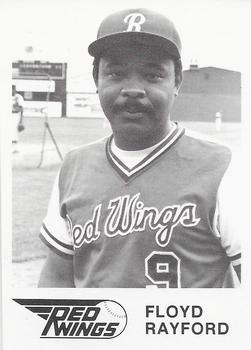 1981 WTF Rochester Red Wings #14 Floyd Rayford Front