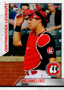 2022 Choice Chattanooga Lookouts #10 James Free Front
