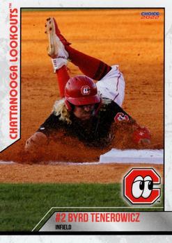 2022 Choice Chattanooga Lookouts #28 Byrd Tenerowicz Front