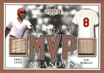 2022 Leaf Lumber - MVP Seasons Relics Bronze #MP-10 Fred Lynn / Joe Morgan Front