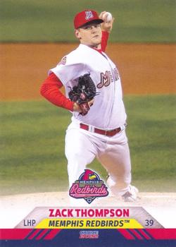 2022 Choice Memphis Redbirds #25 Zack Thompson Front