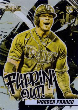 2022 Topps Fire - Flippin' Out Gold Minted #FO-4 Wander Franco Front