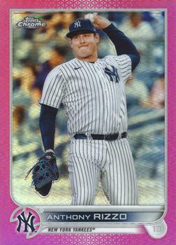 2022 Topps Chrome - Pink Refractor #73 Anthony Rizzo Front