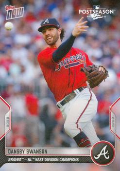 2022 Topps Now Postseason Atlanta Braves #PS-35 Dansby Swanson Front