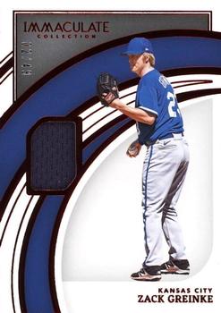 2022 Panini Immaculate Collection - Red #58 Zack Greinke Front