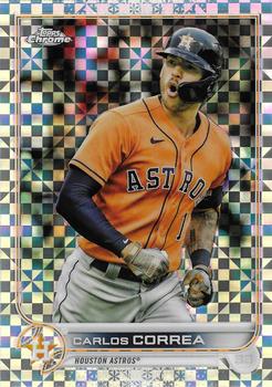 2022 Topps Chrome - X-Fractor #213 Carlos Correa Front