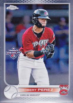 2022 Topps Pro Debut - Chrome #PDC-71 Hedbert Perez Front