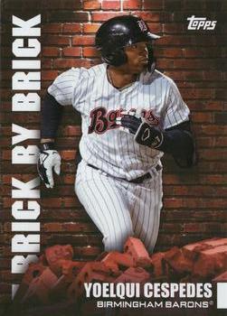 2022 Topps Pro Debut - Brick by Brick #BB-9 Yoelqui Cespedes Front