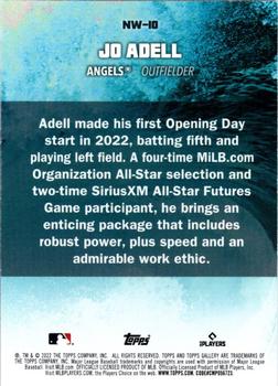 2022 Topps Gallery - Next Wave #NW-10 Jo Adell Back
