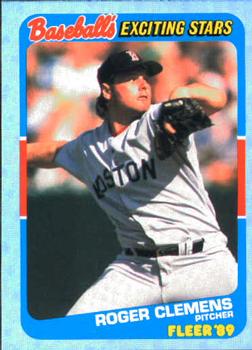 1989 Fleer Baseball's Exciting Stars #6 Roger Clemens Front