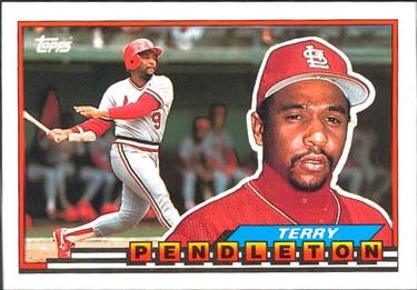1989 Topps Big #151 Terry Pendleton Front
