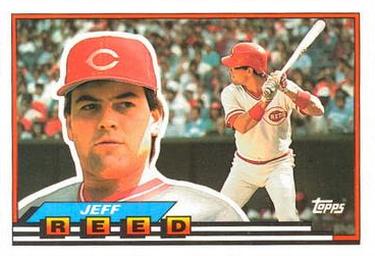 1989 Topps Big #158 Jeff Reed Front