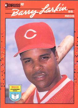 1990 Donruss Learning Series #51 Barry Larkin Front