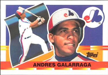 1990 Topps Big #108 Andres Galarraga Front