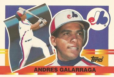 1990 Topps Big #108 Andres Galarraga Front