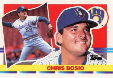 1990 Topps Big #139 Chris Bosio Front