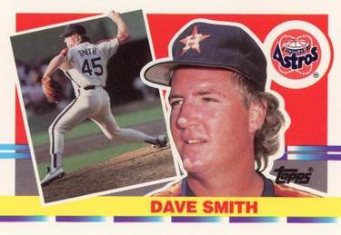 1990 Topps Big #145 Dave Smith Front