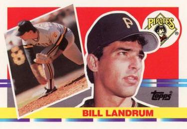 1990 Topps Big #164 Bill Landrum Front