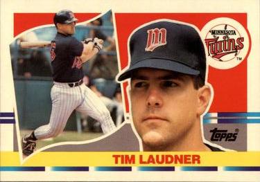 1990 Topps Big #218 Tim Laudner Front