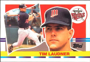 1990 Topps Big #218 Tim Laudner Front