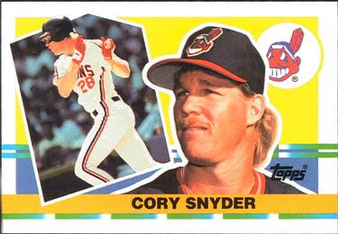 1990 Topps Big #221 Cory Snyder Front