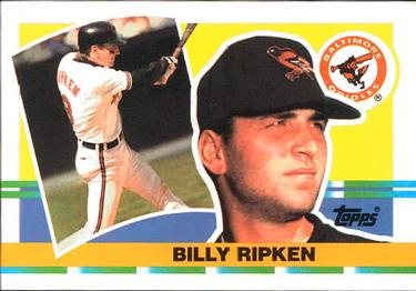 1990 Topps Big #244 Billy Ripken Front