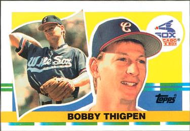 1990 Topps Big #295 Bobby Thigpen Front