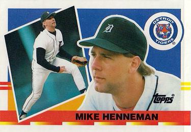 1990 Topps Big #41 Mike Henneman Front